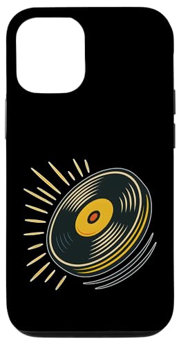 Comic Vinyl Spin Hülle für iPhone 12/12 Pro von Offbeat Two Tone Rocksteady Reggae Skanking music