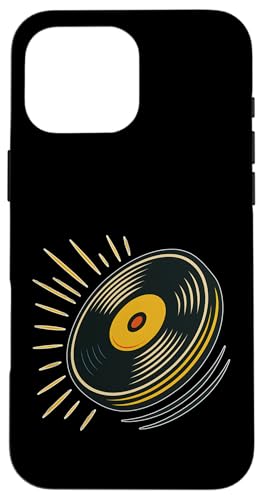 Comic Vinyl Spin Hülle für iPhone 16 Pro Max Comic Vinyl Spin Hülle für iPhone 16 Pro Max von Offbeat Two Tone Rocksteady Reggae Skanking music