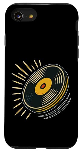 Comic Vinyl Spin Hülle für iPhone SE (2020) / 7 / 8 von Offbeat Two Tone Rocksteady Reggae Skanking music