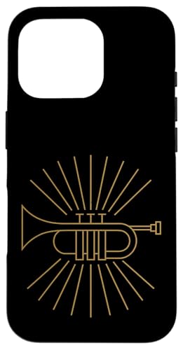 Deco Trompete Hülle für iPhone 16 Pro Deco Trompete Hülle für iPhone 16 Pro von Offbeat Two Tone Rocksteady Reggae Skanking music