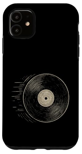 Drehende Vinyl-Skizze Hülle für iPhone 11 Drehende Vinyl-Skizze Hülle für iPhone 11 von Offbeat Two Tone Rocksteady Reggae Skanking music