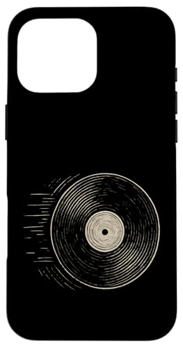 Drehende Vinyl-Skizze Hülle für iPhone 16 Pro Max Drehende Vinyl-Skizze Hülle für iPhone 16 Pro Max von Offbeat Two Tone Rocksteady Reggae Skanking music
