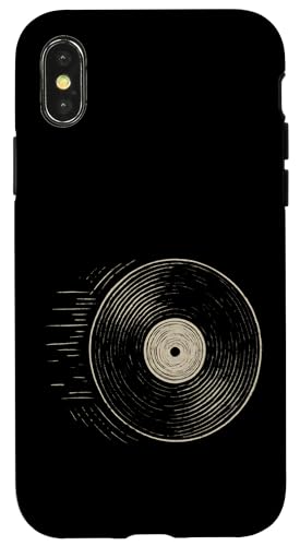 Drehende Vinyl-Skizze Hülle für iPhone X/XS von Offbeat Two Tone Rocksteady Reggae Skanking music