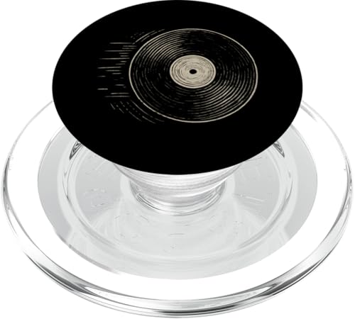 Drehende Vinyl-Skizze PopSockets PopGrip für MagSafe Drehende Vinyl-Skizze PopSockets PopGrip für MagSafe von Offbeat Two Tone Rocksteady Reggae Skanking music