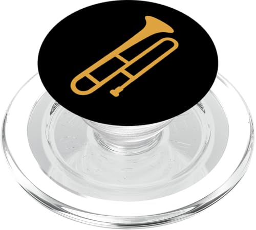 Flache Posaune Symbol PopSockets PopGrip für MagSafe Flache Posaune Symbol PopSockets PopGrip für MagSafe von Offbeat Two Tone Rocksteady Reggae Skanking music