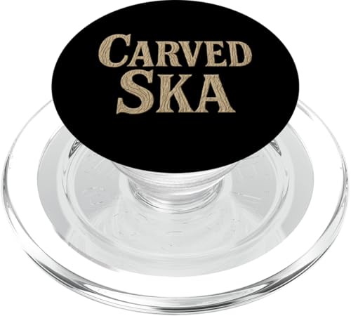 Geschnitzte Ska PopSockets PopGrip für MagSafe Geschnitzte Ska PopSockets PopGrip für MagSafe von Offbeat Two Tone Rocksteady Reggae Skanking music