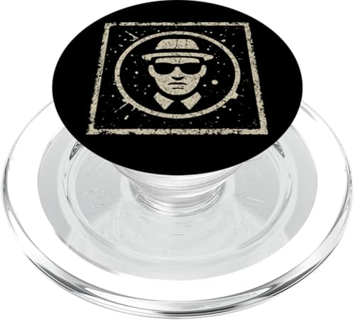 Grunge-Gesichtsstempel PopSockets PopGrip für MagSafe Grunge-Gesichtsstempel PopSockets PopGrip für MagSafe von Offbeat Two Tone Rocksteady Reggae Skanking music