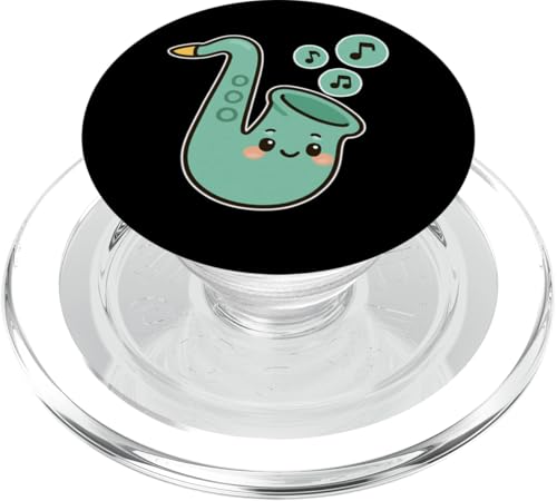 Kawaii Saxophon PopSockets PopGrip für MagSafe Kawaii Saxophon PopSockets PopGrip für MagSafe von Offbeat Two Tone Rocksteady Reggae Skanking music