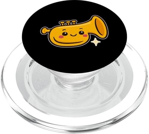 Kawaii Trompete PopSockets PopGrip für MagSafe Kawaii Trompete PopSockets PopGrip für MagSafe von Offbeat Two Tone Rocksteady Reggae Skanking music