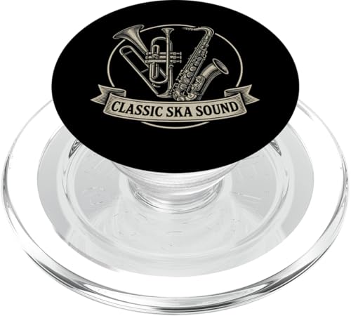 Klassischer Ska-Sound PopSockets PopGrip für MagSafe Klassischer Ska-Sound PopSockets PopGrip für MagSafe von Offbeat Two Tone Rocksteady Reggae Skanking music