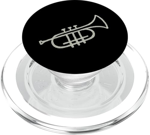 Kreide-Trompete PopSockets PopGrip für MagSafe Kreide-Trompete PopSockets PopGrip für MagSafe von Offbeat Two Tone Rocksteady Reggae Skanking music