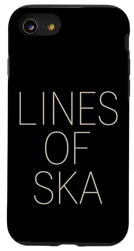 Linien von Ska Hülle für iPhone SE (2020) / 7 / 8 von Offbeat Two Tone Rocksteady Reggae Skanking music