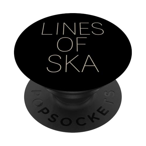 Linien von Ska PopSockets Klebender PopGrip Linien von Ska PopSockets Klebender PopGrip von Offbeat Two Tone Rocksteady Reggae Skanking music