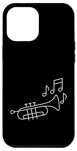 Minimalistische Trompetenlinie Hülle für iPhone 12 Pro Max Minimalistische Trompetenlinie Hülle für iPhone 12 Pro Max von Offbeat Two Tone Rocksteady Reggae Skanking music
