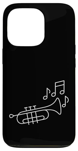 Minimalistische Trompetenlinie Hülle für iPhone 13 Pro Minimalistische Trompetenlinie Hülle für iPhone 13 Pro von Offbeat Two Tone Rocksteady Reggae Skanking music