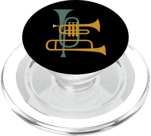 Moderne Hornformen PopSockets PopGrip für MagSafe Moderne Hornformen PopSockets PopGrip für MagSafe von Offbeat Two Tone Rocksteady Reggae Skanking music