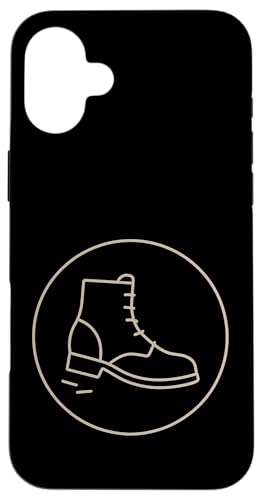 Monoline Stiefelabzeichen Hülle für iPhone 16 Plus Monoline Stiefelabzeichen Hülle für iPhone 16 Plus von Offbeat Two Tone Rocksteady Reggae Skanking music