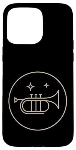 Monoline Trompete Abzeichen Hülle für iPhone 15 Pro Max Monoline Trompete Abzeichen Hülle für iPhone 15 Pro Max von Offbeat Two Tone Rocksteady Reggae Skanking music