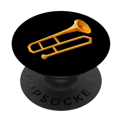 Niedrige Polyposaune PopSockets Klebender PopGrip Niedrige Polyposaune PopSockets Klebender PopGrip von Offbeat Two Tone Rocksteady Reggae Skanking music