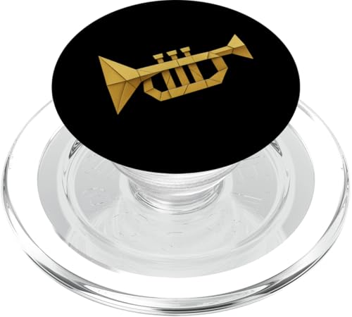 Origami Trompete Ska PopSockets PopGrip für MagSafe Origami Trompete Ska PopSockets PopGrip für MagSafe von Offbeat Two Tone Rocksteady Reggae Skanking music