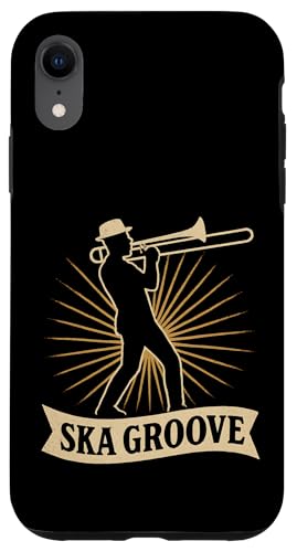 Ska Groove Posaune Hülle für iPhone XR Ska Groove Posaune Hülle für iPhone XR von Offbeat Two Tone Rocksteady Reggae Skanking music
