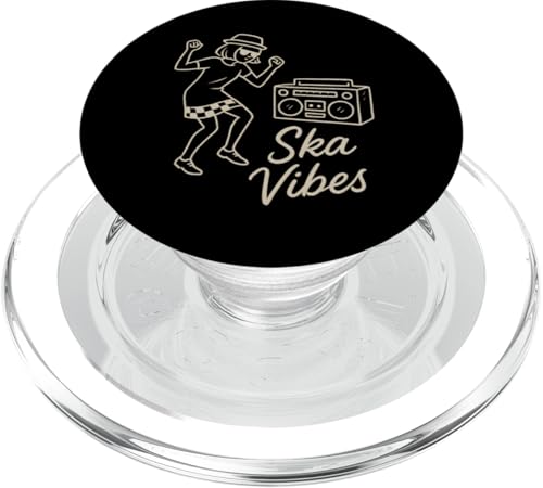 Ska-Vibes-Skizze PopSockets PopGrip für MagSafe Ska-Vibes-Skizze PopSockets PopGrip für MagSafe von Offbeat Two Tone Rocksteady Reggae Skanking music