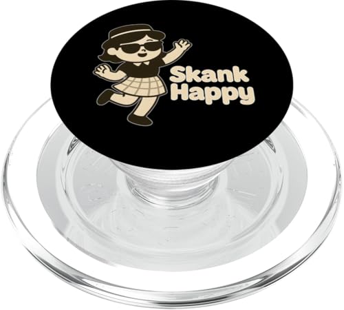 Skank Happy PopSockets PopGrip für MagSafe Skank Happy PopSockets PopGrip für MagSafe von Offbeat Two Tone Rocksteady Reggae Skanking music