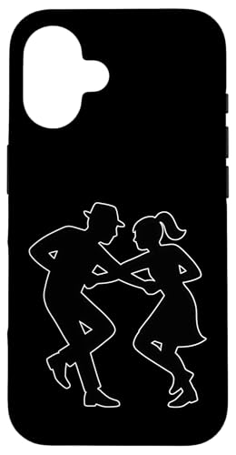 Skank Silhouette Duo Hülle für iPhone 16 Skank Silhouette Duo Hülle für iPhone 16 von Offbeat Two Tone Rocksteady Reggae Skanking music