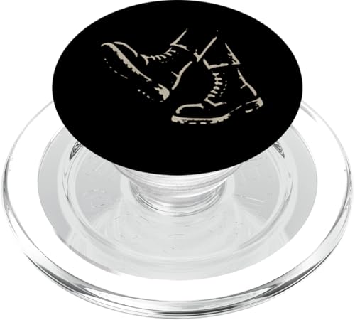Skank Stiefel-Schablone PopSockets PopGrip für MagSafe Skank Stiefel-Schablone PopSockets PopGrip für MagSafe von Offbeat Two Tone Rocksteady Reggae Skanking music