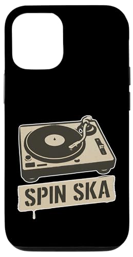 Spin Ska Plattenspieler Hülle für iPhone 12/12 Pro Spin Ska Plattenspieler Hülle für iPhone 12/12 Pro von Offbeat Two Tone Rocksteady Reggae Skanking music