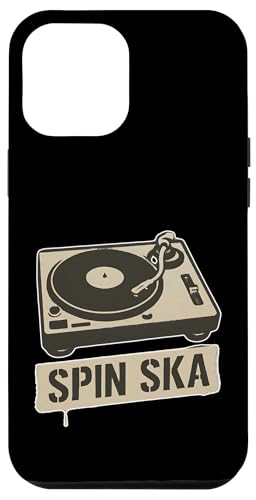 Spin Ska Plattenspieler Hülle für iPhone 12 Pro Max Spin Ska Plattenspieler Hülle für iPhone 12 Pro Max von Offbeat Two Tone Rocksteady Reggae Skanking music