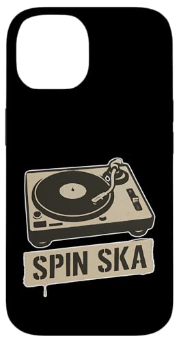 Spin Ska Plattenspieler Hülle für iPhone 14 Spin Ska Plattenspieler Hülle für iPhone 14 von Offbeat Two Tone Rocksteady Reggae Skanking music