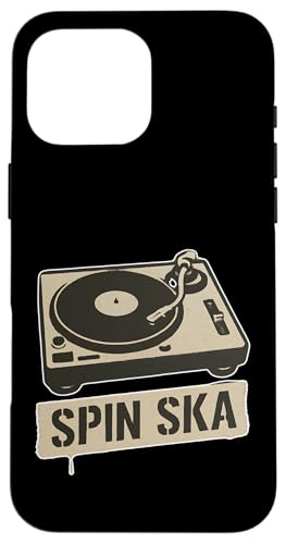 Spin Ska Plattenspieler Hülle für iPhone 16 Pro Max Spin Ska Plattenspieler Hülle für iPhone 16 Pro Max von Offbeat Two Tone Rocksteady Reggae Skanking music