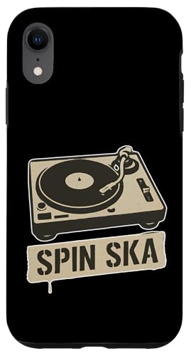 Spin Ska Plattenspieler Hülle für iPhone XR Spin Ska Plattenspieler Hülle für iPhone XR von Offbeat Two Tone Rocksteady Reggae Skanking music