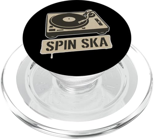 Spin Ska Plattenspieler PopSockets PopGrip für MagSafe Spin Ska Plattenspieler PopSockets PopGrip für MagSafe von Offbeat Two Tone Rocksteady Reggae Skanking music
