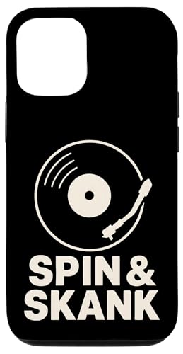 Spin und Skank Vinyl Hülle für iPhone 12/12 Pro Spin und Skank Vinyl Hülle für iPhone 12/12 Pro von Offbeat Two Tone Rocksteady Reggae Skanking music