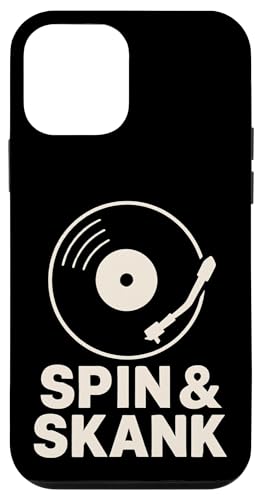 Spin und Skank Vinyl Hülle für iPhone 12 mini Spin und Skank Vinyl Hülle für iPhone 12 mini von Offbeat Two Tone Rocksteady Reggae Skanking music