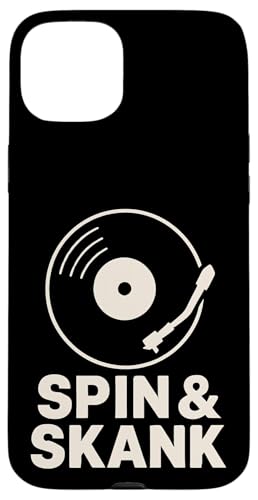 Spin und Skank Vinyl Hülle für iPhone 15 Plus Spin und Skank Vinyl Hülle für iPhone 15 Plus von Offbeat Two Tone Rocksteady Reggae Skanking music
