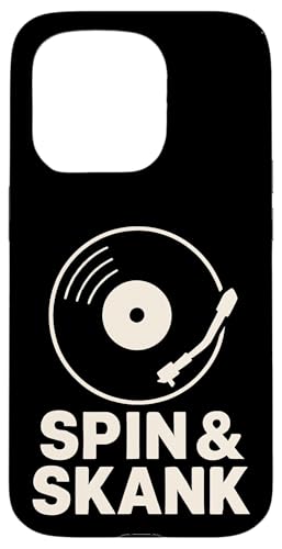 Spin und Skank Vinyl Hülle für iPhone 15 Pro Spin und Skank Vinyl Hülle für iPhone 15 Pro von Offbeat Two Tone Rocksteady Reggae Skanking music