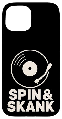 Spin und Skank Vinyl Hülle für iPhone 15 von Offbeat Two Tone Rocksteady Reggae Skanking music