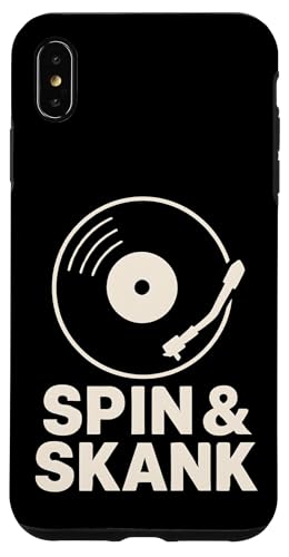 Spin und Skank Vinyl Hülle für iPhone XS Max von Offbeat Two Tone Rocksteady Reggae Skanking music
