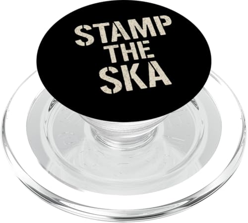 Stempeln Sie den Ska PopSockets PopGrip für MagSafe Stempeln Sie den Ska PopSockets PopGrip für MagSafe von Offbeat Two Tone Rocksteady Reggae Skanking music