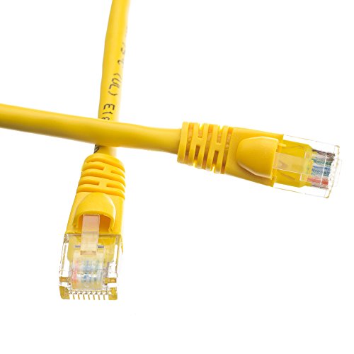 Offex OF-10X6-08135 Cat5e-Ethernet-Patchkabel, snagless/Molded Boot, 88,9 cm, Gelb von Offex