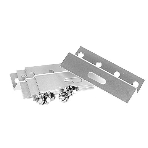 Offgridtec© 100mm Alu Z-Halter mit Edelstahlschrauben 4er Set von Offgridtec