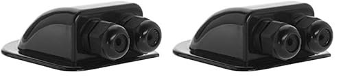 Offgridtec© Dachdurchführung 2-Fach Schwarz für Kabelaußendurchmesser 3-12mm für Wohnmobil Caravan Boot Solar Kabeldurchführung ABS (Packung mit 2) von Offgridtec