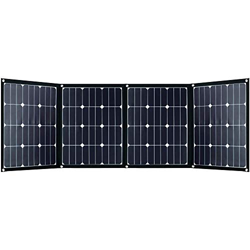 Offgridtec© FSP-2 180W Faltbares Solarmodul mit Sunpower Back-Contact Zellen ohne Laderegler mit praktischem Tragegriff und Stauraum für Kabel. Für Camping, Reise, Boot Caravan von Offgridtec