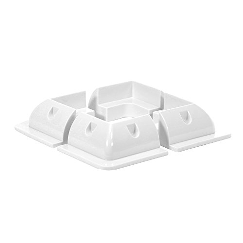 Offgridtec ABS Eckprofil Set Heavy Duty weiß 150 x 150 mm, 1 Stück, 006525 von Offgridtec
