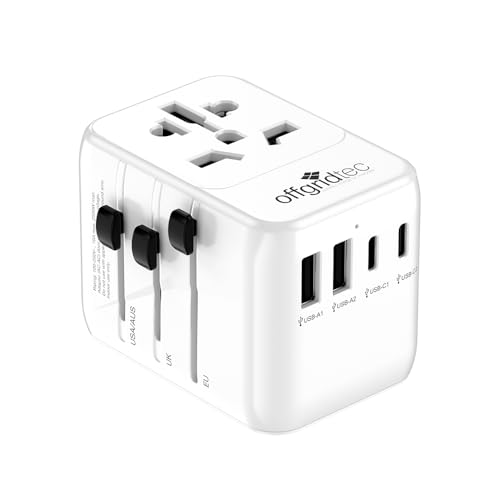 Offgridtec Reiseadapter Universal Weltweit 2X USB-A und 2X USB-C Weiss Offgridtec Reiseadapter Universal Weltweit 2X USB-A und 2X USB-C Weiss von Offgridtec