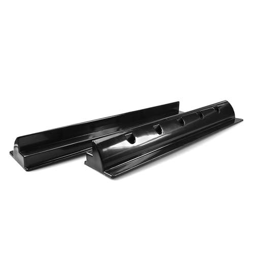 Offgridtec Spoiler Solar Dachhalterung Set von 2 (55 x 8,9 x 6,5 cm), Heavy Duty ABS PV Halterung für Solarmodule, Leicht & Stabil, Vorgebohrte Montageschraubenlöcher, Wetterfest & Langlebig, Schwarz von Offgridtec