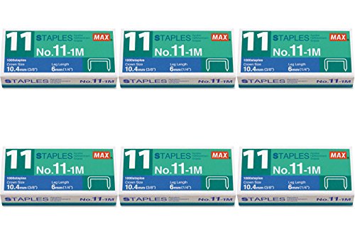 Office 4 All Max. 11-1M Heftklammern Für Vaimo Hefter, 6 Packungen von Office 4 All